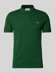 Slim Fit Poloshirt mit Label-Badge Modell 'CORE' von Lacoste Grün - 24