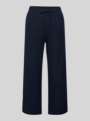 Straight leg linnen broek met steekzakken, model 'Lavea' van FREE/QUENT - 44