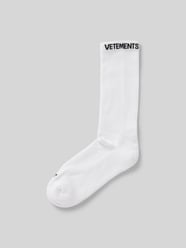 Socken mit Label-Stitching von VETEMENTS Schwarz - 17