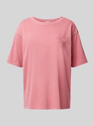 T-Shirt mit Motiv-Stitching von Jake*s Casual Pink - 19