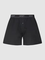 Bokserki z wyhaftowanym logo model ‘Script’ od Carhartt Work In Progress  Czarny - 34