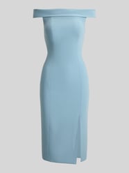 Dopasowana sukienka koktajlowa z dekoltem carmen model 'WOVEN-BODYCON-DRESSES' od Lauren Ralph Lauren - 8