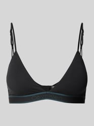 Triangel-BH mit elastischem Label-Bund von Calvin Klein Underwear Schwarz - 23