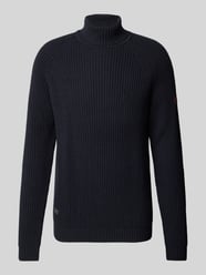 Gebreide pullover met labeldetail van camel active - 43