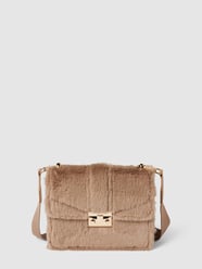 Handtasche mit Klickverschluss Modell 'Fluffy Roros' von Seidenfelt Braun - 18