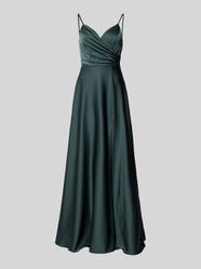 Regular fit avondjurk met plooien van Laona - 38