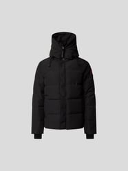 Daunenmantel mit Kapuze von Canada Goose Grau / Schwarz - 23