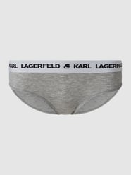 Hipster aus Lyocell-Elasthan-Mix  von Karl Lagerfeld Grau - 36