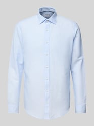Slim Fit Freizeithemd aus Leinen-Baumwoll-Mix von Jake*s - 38