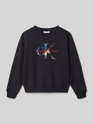 Sweatshirt mit Label-Stitching und Rundhalsausschnitt von Calvin Klein Jeans - 21