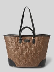 Torba shopper z pikowaniem model ‘ricamo meryl’ od JOOP! Zielony - 6