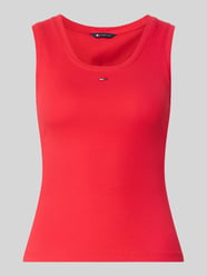 Top typu tank o kroju slim fit z mieszanki bawełny od Tommy Jeans - 2