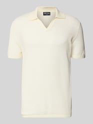 slim fit poloshirt met V-hals van Antony Morato - 25