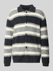 Strickjacke aus Schurwolle mit Umlegekragen von Marc O'Polo - 22