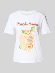 T-Shirt mit Motiv- und Statement-Print Modell 'VIOLA' von Pepe Jeans - 22