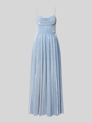Abendkleid mit Wasserfall-Ausschnitt und Spaghettiträgern von Hey Kyla - 13