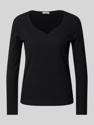 Longsleeve mit V-Ausschnitt von Street One Schwarz - 3