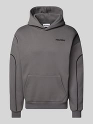 Hoodie mit Label-Print von REVIEW Grau - 13