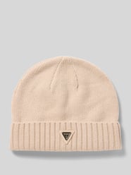 Muts met viscose en wol, model 'Sweater' van Guess Activewear Beige - 7