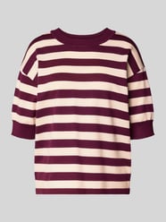 Relaxed Fit Strickpullover aus Viskose-Mix Modell 'morla' von b.young Bordeaux - 35