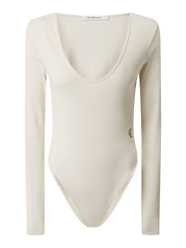 Body met stretch  van Calvin Klein Jeans Wit - 27