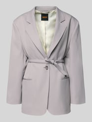Slim fit longblazer met viscose Model 'JALARA' van BOSS Orange - 3