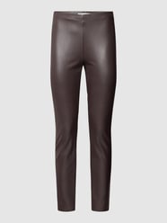 Leggings in Leder-Optik Modell 'RESA' von Raffaello Rossi Braun - 25