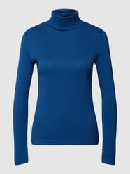 Shirt met lange mouwen en col van s.Oliver RED LABEL Blauw / turquoise - 17