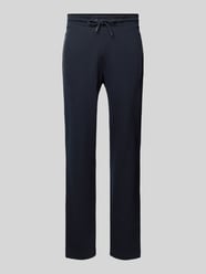 Regular Fit Sweatpants mit Tunnelzug von bugatti Blau - 9