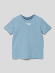 T-Shirt mit Motiv-Print Modell 'COEDTN' von Jack & Jones Blau - 37