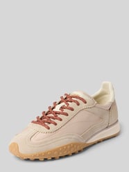 Sneakersy z miksu skóry z detalem z logo Model 'Bridge' od HOFF - 31