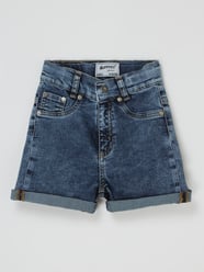 Jeansshorts mit Label-Patch von Blue Effect Blau - 16