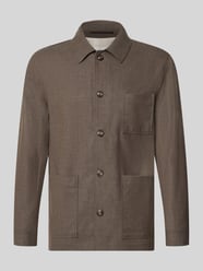 Regular fit overhemdjack met viscose van ROY ROBSON Beige - 2