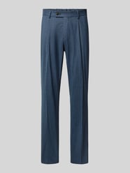 Regular Fit pantalon met persplooien model 'Charlie' van CG – CLUB of GENTS - 1
