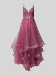 Abendkleid mit Ziersteinbesatz von Mascara Pink - 41