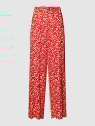 Hose mit Allover-Muster Modell 'Zaya' von Soaked in Luxury Rot - 31