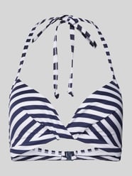 Bikini-Oberteil mit Neckholder Modell 'Custe' von Barts Blau - 48