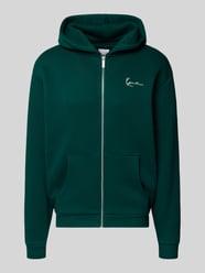 Sweatjacke mit Logo und Reißverschluss von KARL KANI - 4