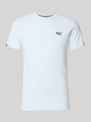 T-shirt w kroju regular fit z haftowanym logo od Superdry - 26