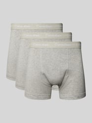 Trunks mit Label-Bund im 3er-Pack von Calvin Klein Underwear Grau - 35