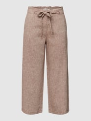 Culotte aus Leinen-Viskose-Mix von Christian Berg Woman Braun - 37
