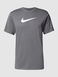 T-Shirt mit Label-Print von Nike Grau - 14