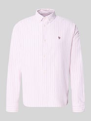 Regular Fit Freizeithemd aus reiner Baumwolle von REVIEW Pink - 5