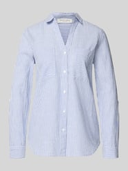 Regular Fit Bluse mit V-Ausschnitt und Brusttaschen von Christian Berg Woman - 34