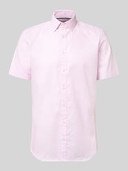 Koszula o kroju slim fit biznes z bawełny z kołnierzykiem typu kent od Jake*s - 36
