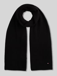 Schal aus Wolle Kaschmir mit Logo-Detail von Tommy Hilfiger - 2