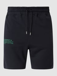 Loose Fit Sweatshorts Eingrifftaschen Modell 'Aaren' von Selected Homme Blau - 14
