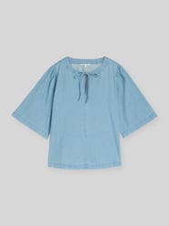 Bluzka o kroju relaxed fit z wiązanym detalem od Tom Tailor Denim - 13