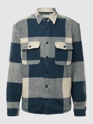 Hemdjacke mit Brusttaschen Modell 'Twill' von REVIEW Blau - 18
