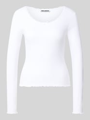 Longsleeve mit Spitzenbesatz und Rundhalsausschnitt von REVIEW - 32